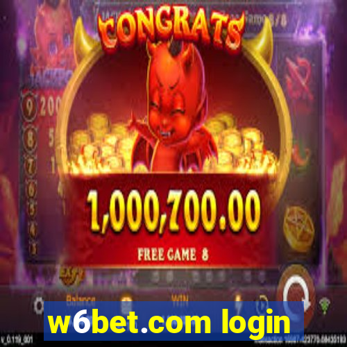 w6bet.com login